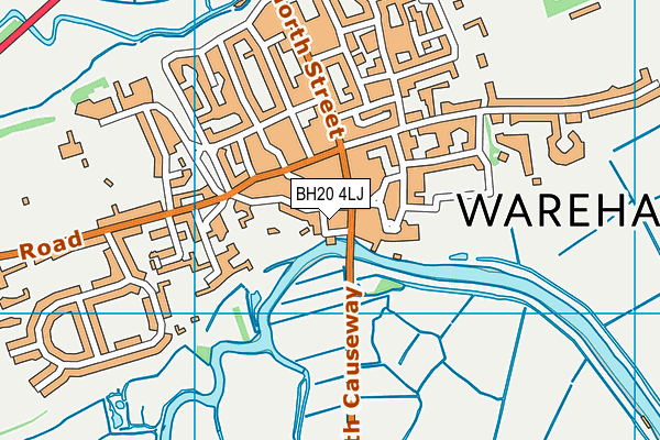 BH20 4LJ map - OS VectorMap District (Ordnance Survey)