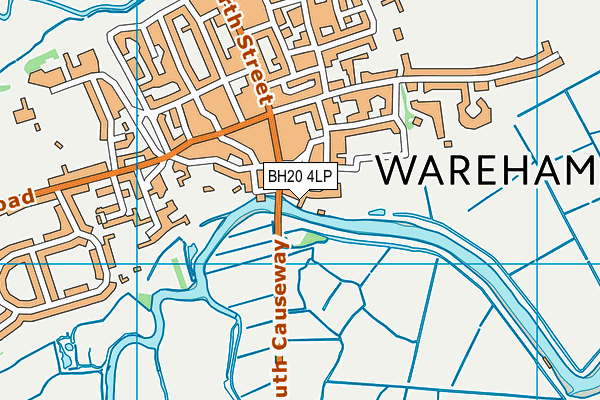 BH20 4LP map - OS VectorMap District (Ordnance Survey)