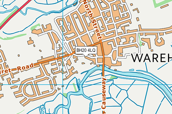 BH20 4LQ map - OS VectorMap District (Ordnance Survey)