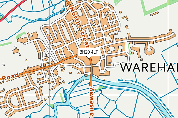 BH20 4LT map - OS VectorMap District (Ordnance Survey)
