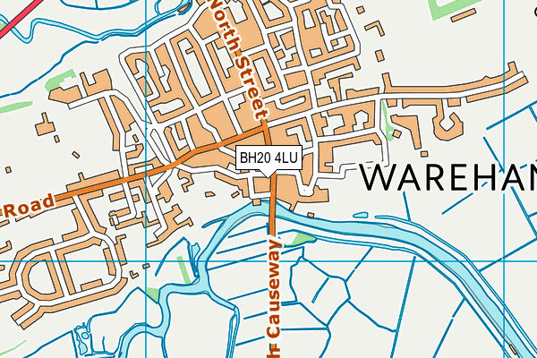 BH20 4LU map - OS VectorMap District (Ordnance Survey)