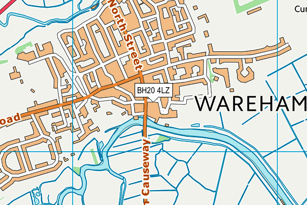 BH20 4LZ map - OS VectorMap District (Ordnance Survey)