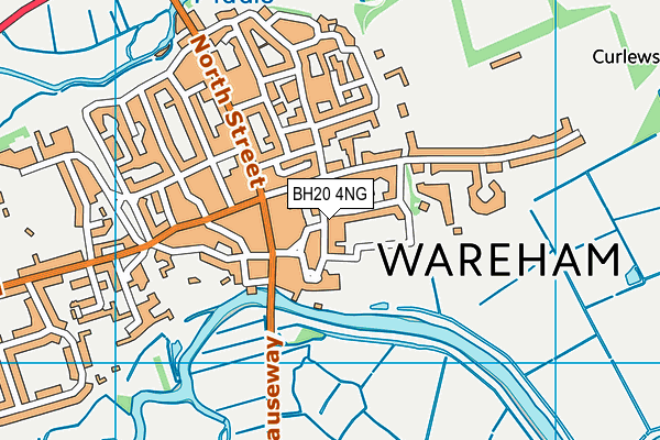 BH20 4NG map - OS VectorMap District (Ordnance Survey)