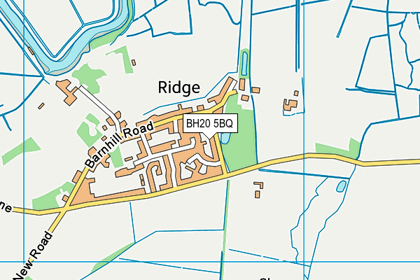 BH20 5BQ map - OS VectorMap District (Ordnance Survey)