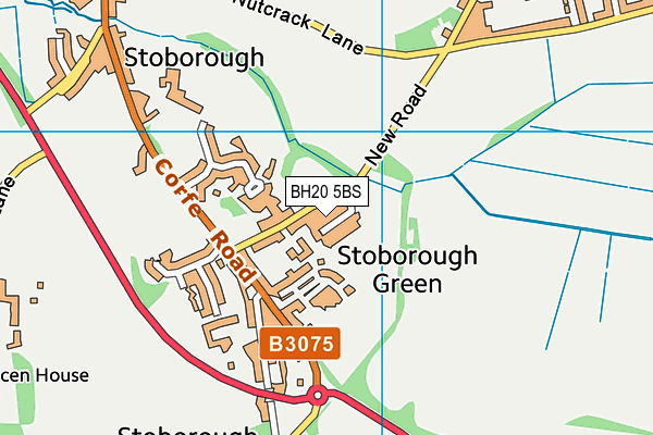 BH20 5BS map - OS VectorMap District (Ordnance Survey)