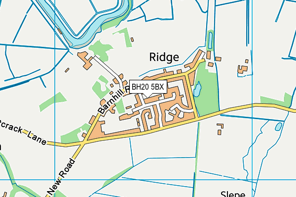 BH20 5BX map - OS VectorMap District (Ordnance Survey)