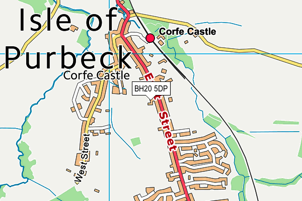 BH20 5DP map - OS VectorMap District (Ordnance Survey)