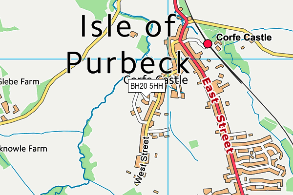 BH20 5HH map - OS VectorMap District (Ordnance Survey)