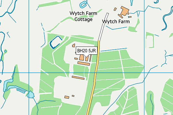 BH20 5JR map - OS VectorMap District (Ordnance Survey)