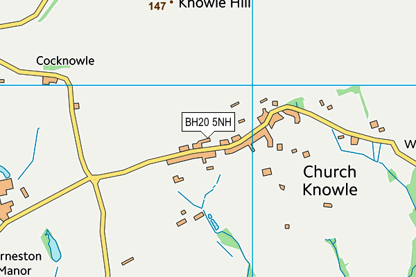 BH20 5NH map - OS VectorMap District (Ordnance Survey)