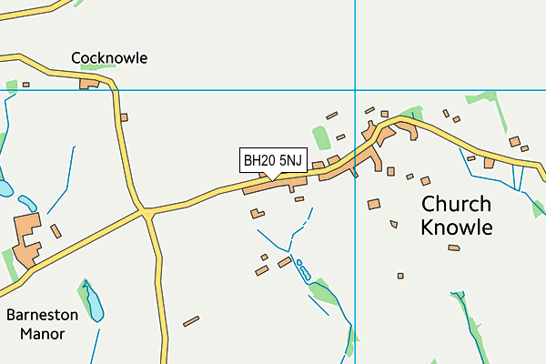 BH20 5NJ map - OS VectorMap District (Ordnance Survey)