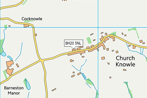 BH20 5NL map - OS VectorMap District (Ordnance Survey)