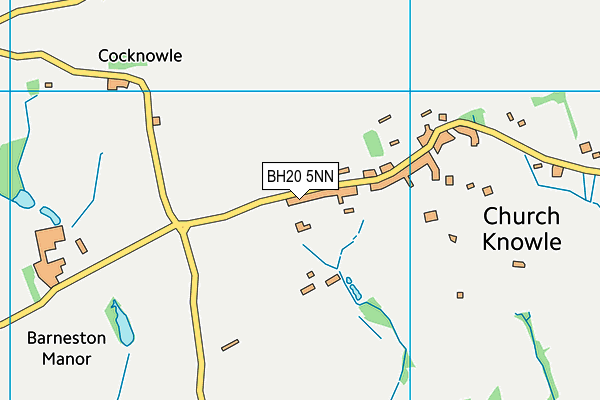 BH20 5NN map - OS VectorMap District (Ordnance Survey)