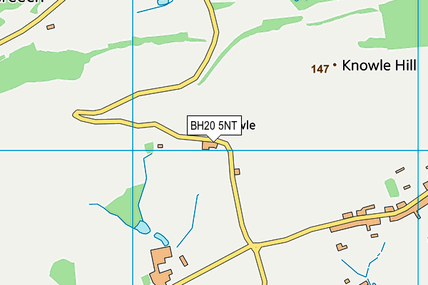 BH20 5NT map - OS VectorMap District (Ordnance Survey)