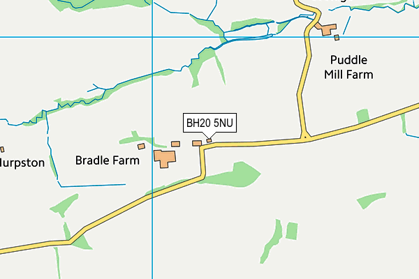 BH20 5NU map - OS VectorMap District (Ordnance Survey)
