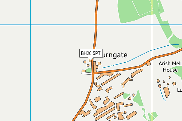 BH20 5PT map - OS VectorMap District (Ordnance Survey)