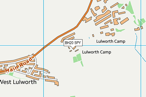 BH20 5PY map - OS VectorMap District (Ordnance Survey)