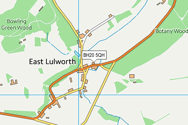 BH20 5QH map - OS VectorMap District (Ordnance Survey)