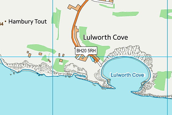 BH20 5RH map - OS VectorMap District (Ordnance Survey)