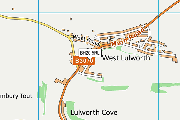 BH20 5RL map - OS VectorMap District (Ordnance Survey)