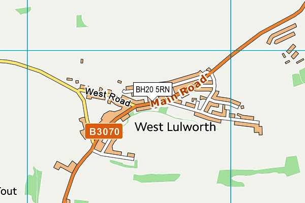 BH20 5RN map - OS VectorMap District (Ordnance Survey)