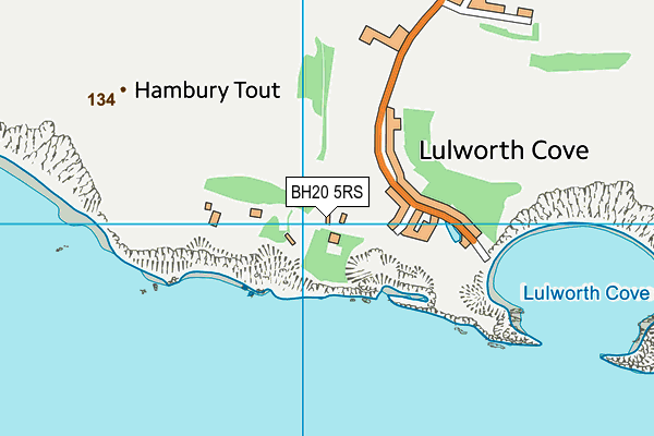 BH20 5RS map - OS VectorMap District (Ordnance Survey)