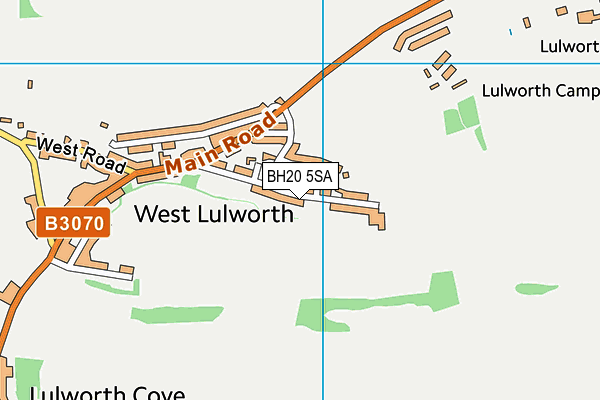 Lulworth and Winfrith CofE VC Primary School map (BH20 5SA) - OS VectorMap District (Ordnance Survey)
