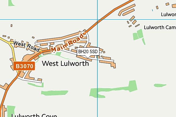 BH20 5SD map - OS VectorMap District (Ordnance Survey)