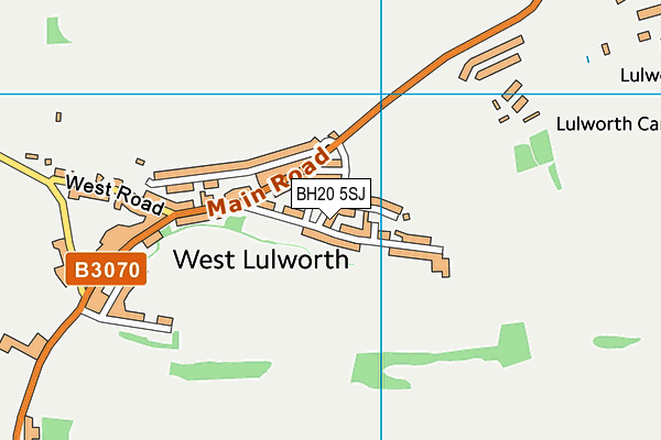 BH20 5SJ map - OS VectorMap District (Ordnance Survey)