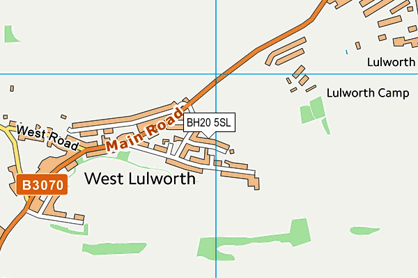 BH20 5SL map - OS VectorMap District (Ordnance Survey)