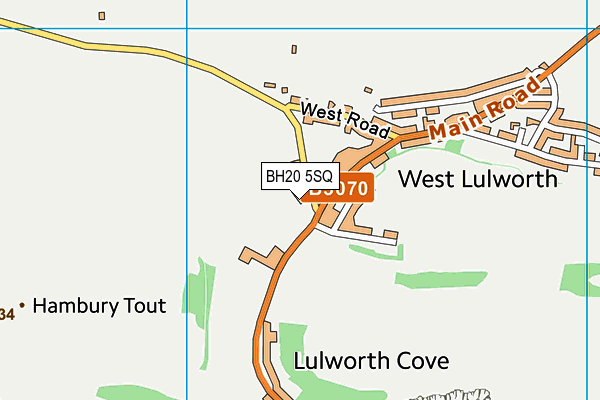 BH20 5SQ map - OS VectorMap District (Ordnance Survey)