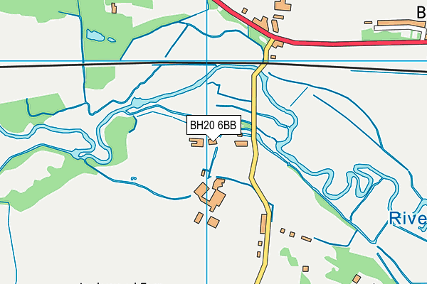 BH20 6BB map - OS VectorMap District (Ordnance Survey)
