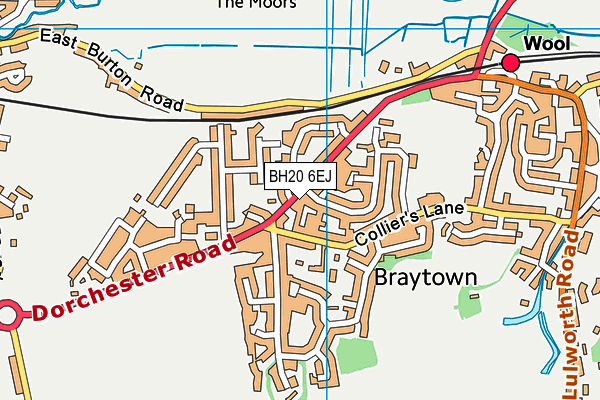 Map of THE CUTTING CREW (WOOL) LIMITED at district scale