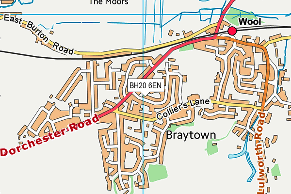 BH20 6EN map - OS VectorMap District (Ordnance Survey)