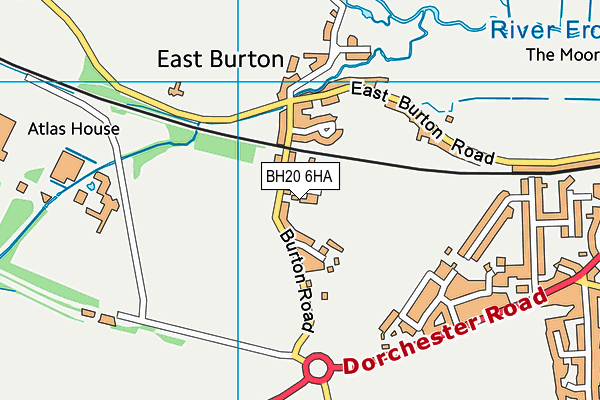 BH20 6HA map - OS VectorMap District (Ordnance Survey)