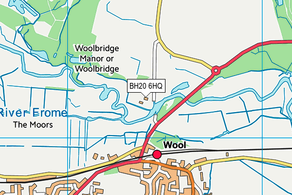 BH20 6HQ map - OS VectorMap District (Ordnance Survey)
