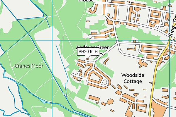 BH20 6LH map - OS VectorMap District (Ordnance Survey)