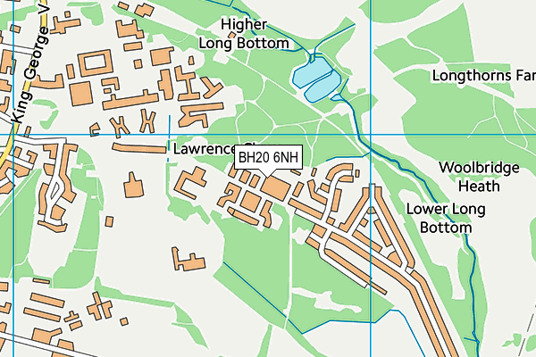 BH20 6NH map - OS VectorMap District (Ordnance Survey)