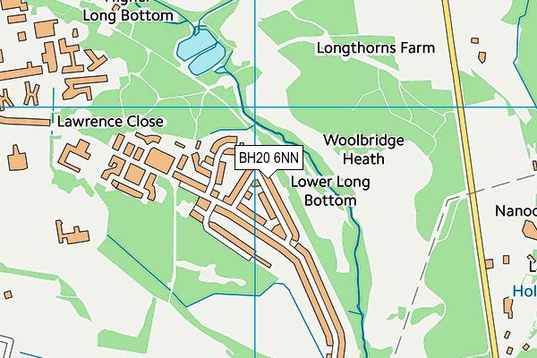 BH20 6NN map - OS VectorMap District (Ordnance Survey)