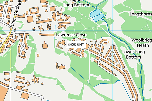 BH20 6NY map - OS VectorMap District (Ordnance Survey)