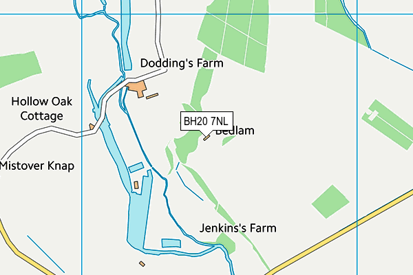 BH20 7NL map - OS VectorMap District (Ordnance Survey)