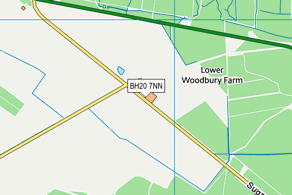 BH20 7NN map - OS VectorMap District (Ordnance Survey)