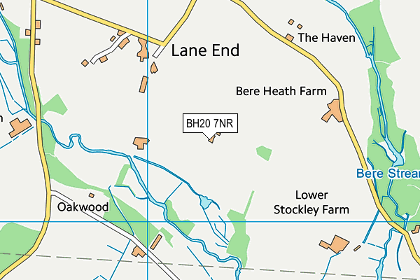BH20 7NR map - OS VectorMap District (Ordnance Survey)