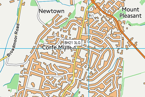 Map of CORFE BUILDING & MAINTENANCE LTD at district scale