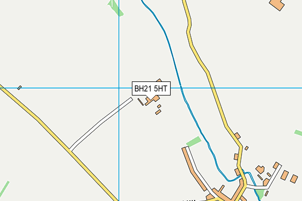 BH21 5HT map - OS VectorMap District (Ordnance Survey)