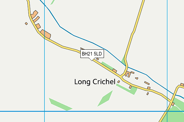 BH21 5LD map - OS VectorMap District (Ordnance Survey)