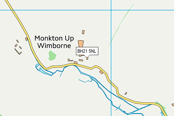 BH21 5NL map - OS VectorMap District (Ordnance Survey)