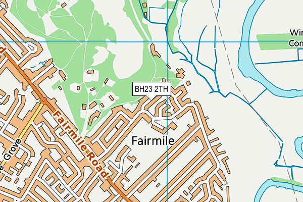 BH23 2TH map - OS VectorMap District (Ordnance Survey)