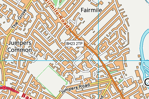 BH23 2TP map - OS VectorMap District (Ordnance Survey)