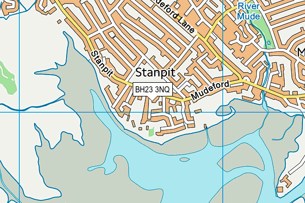 BH23 3NQ map - OS VectorMap District (Ordnance Survey)